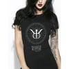 T SHIRT WHITE RITUAL ASTRAL LOGO 