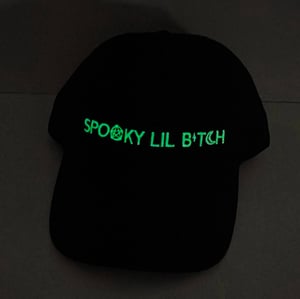 Image of Spooky Lil Bitch Glow Baseball Hat