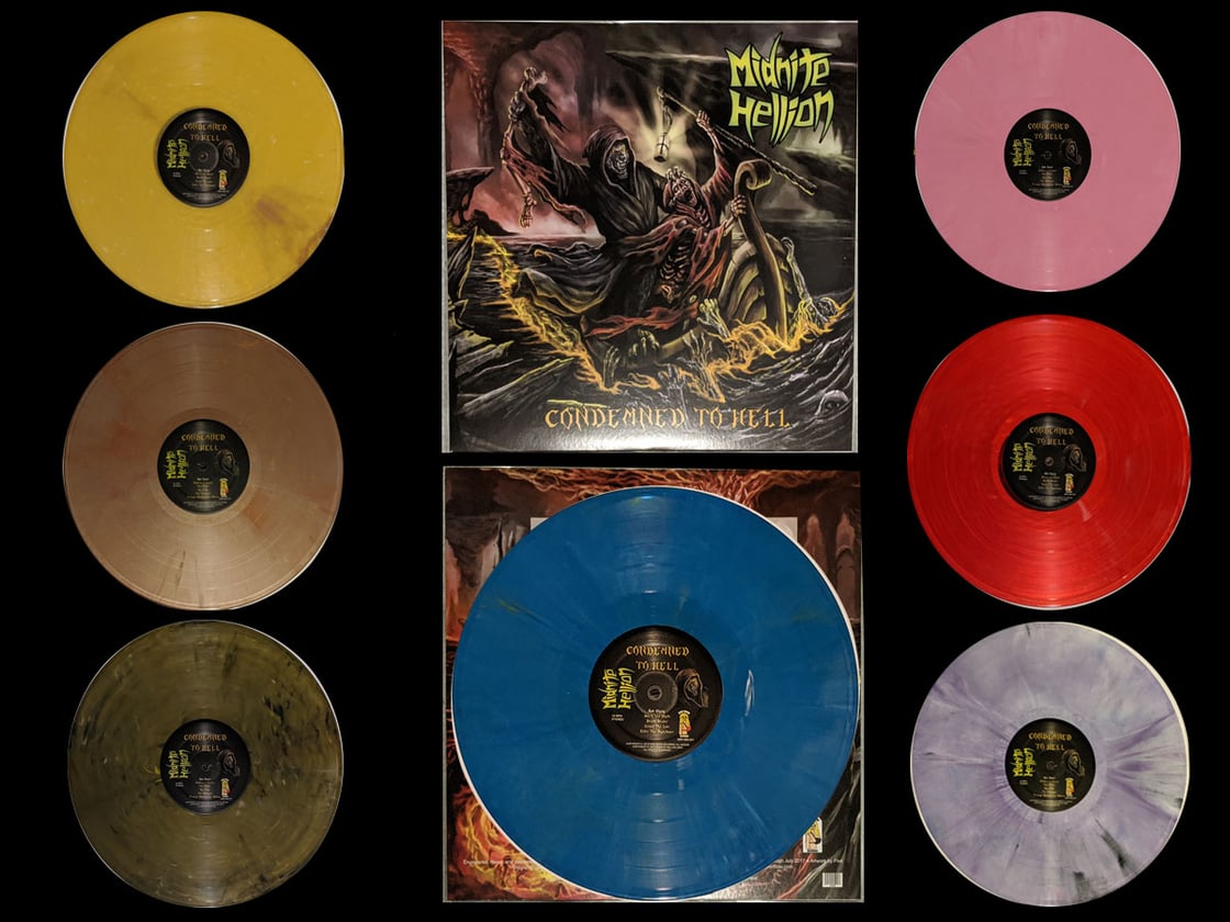 Image of "Condemned To Hell" Ltd. Edition 12" Vinyl Record (multiple color options)