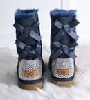 Image of Ugg Boots customized with Swarovski Crystals. 