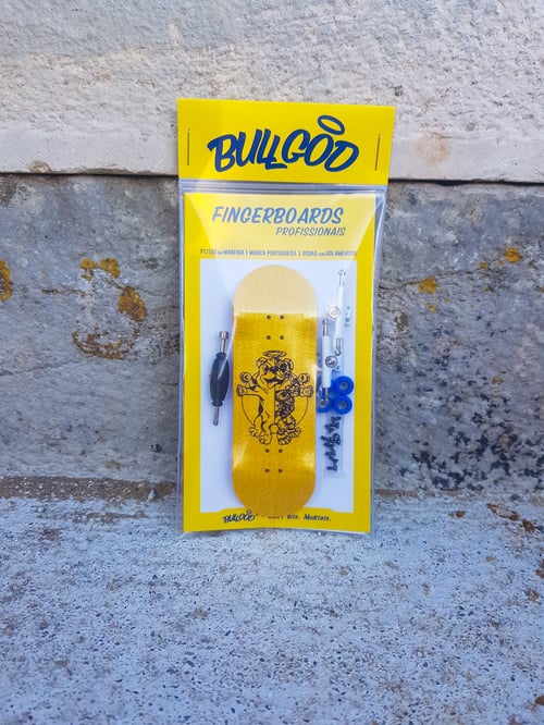 Image of CRYPTOGOD ₿ | PRO Fingerboard (Yellow Colorway)