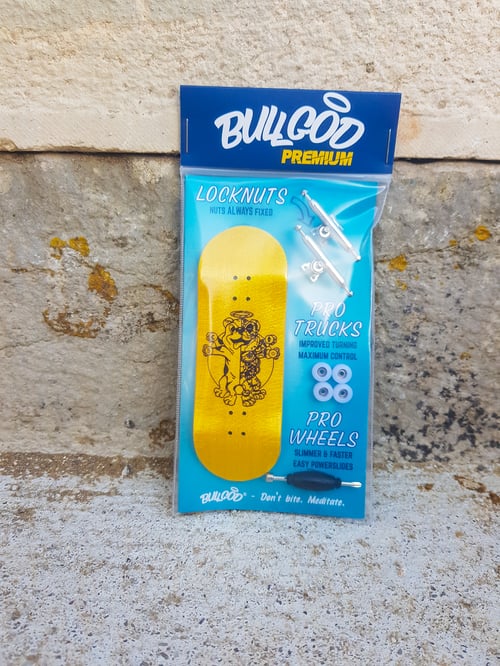 Image of CRYPTOGOD ₿ | PRO Fingerboard (Yellow Colorway)