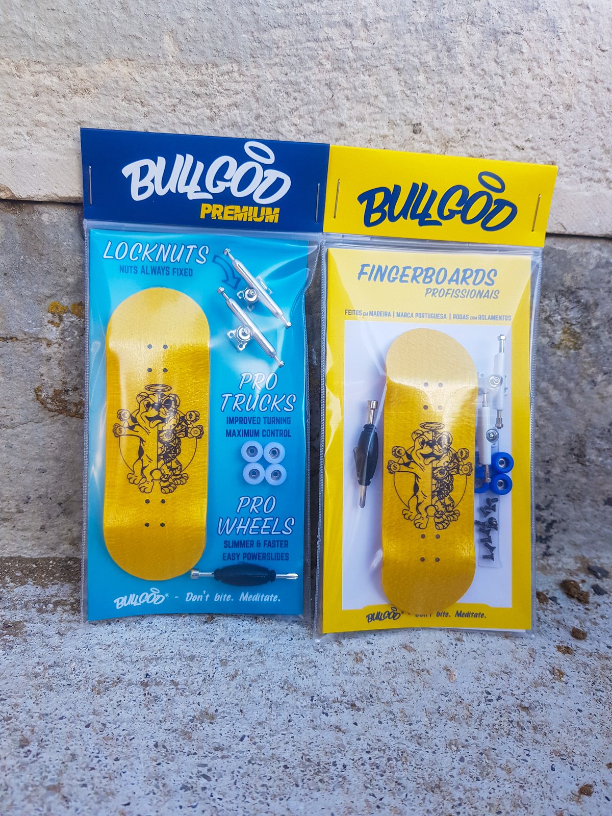 CRYPTOGOD ₿ | PRO Fingerboard (Yellow Colorway) | BULLGOD