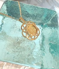 Image 2 of 24K SOLID GOLD VINTAGE RARE DOLPHIN HAWAIIAN necklace 