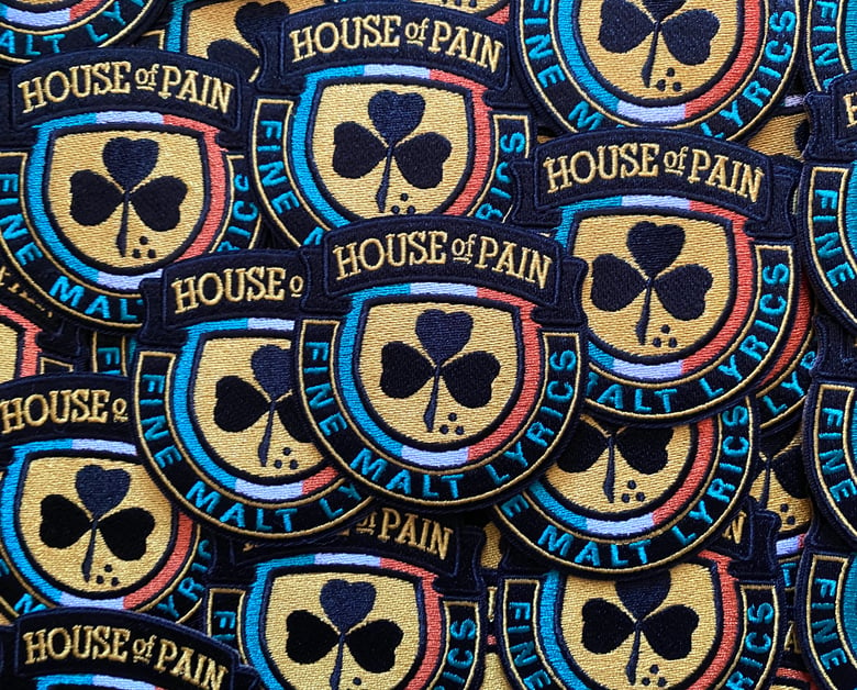 Image of House of Pain Classic Logo patch by Danny Boy O'Connor (Blacktop Edition)