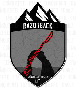 Image of "Razorback" Trail Badge