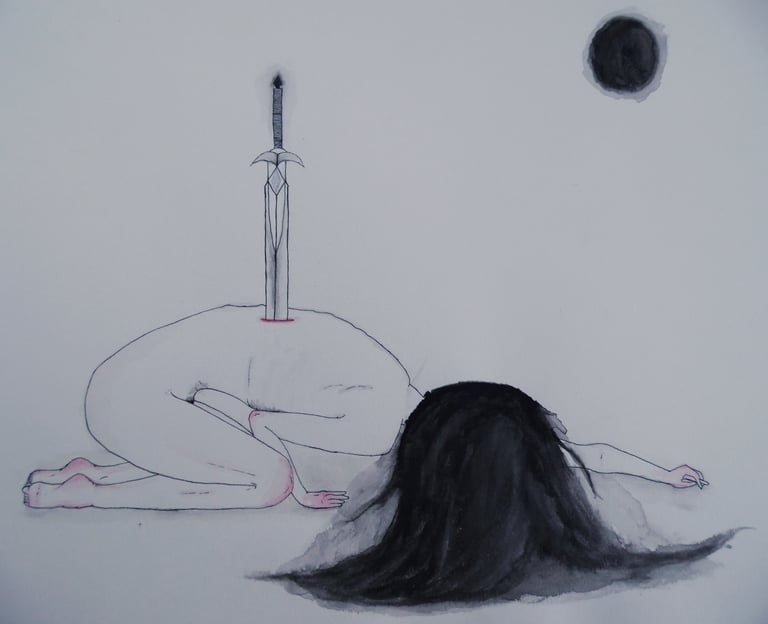‘Defeat’ print