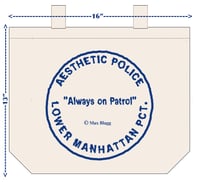 Image 2 of "Aesthetic Police Lower Manhattan Pct." Tote Bag - Only 17 left!