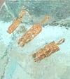 14k solid gold vintage king kamehameha & vintage Tiki