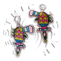 Image 1 of "Cotton Candy Ray Gun" Earrings