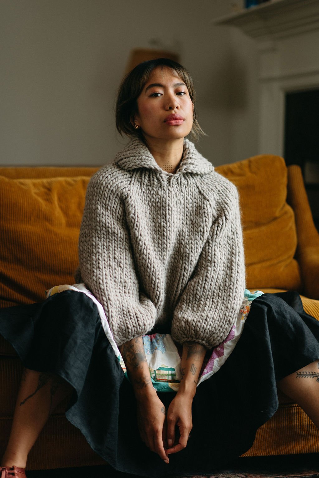 Image of Neys  Sweater (Highland Wool from Peru, shown in Fawn + more colours)