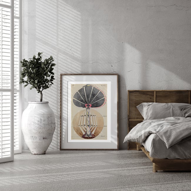 Hilma Af Klint Artwork Print Serie W No3