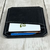 Image 4 of Minimal Wallet with Money Clip Option