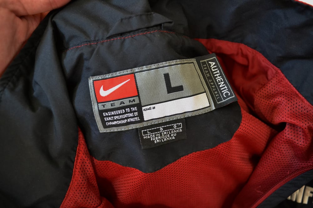 Image of Vintage 2000's Stanford Cardinal Nike Team Windbreaker Track Jacket Sz.L