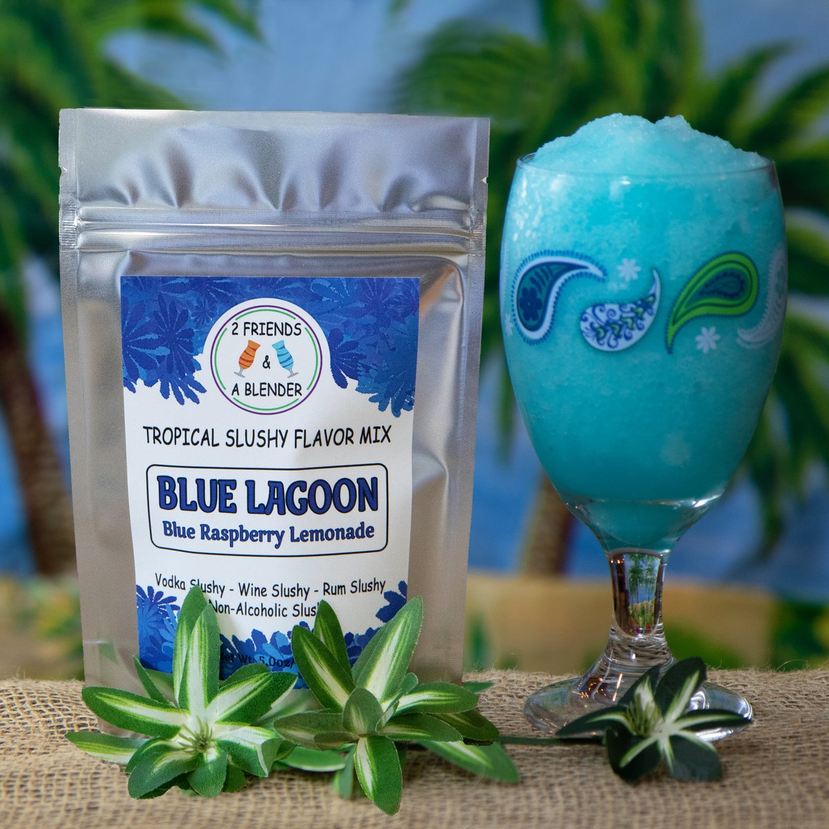 Blue Raspberry Lemonade Flavor Packet Blue Lagoon 2 Friends & A Blender