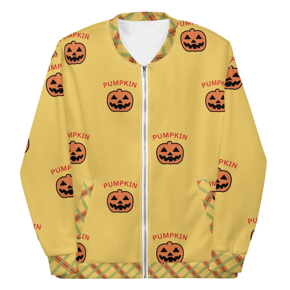 Image of Akane Pumpkin Bomber-Jacket