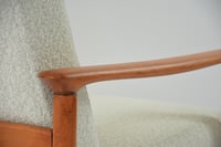 Image 4 of Fauteuil HOM24 bouclette crème