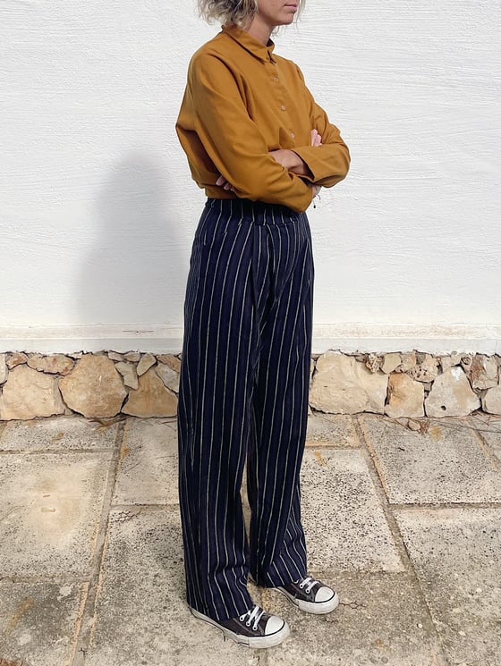 Image of BEN blue stripes pants IVORI Antes 115€