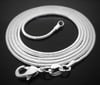 SNAKE CHAIN - 925 Sterling Silver Chain necklaces 1mm, 1.5mm, 2mm In 16",18",20" - 925 Silver