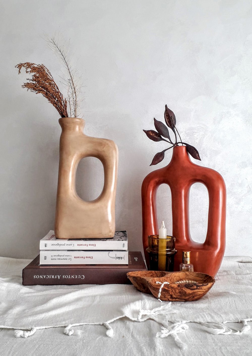 Image of TERRACOTTA VASES - SET OF 2