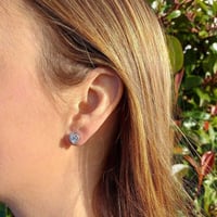 Image 2 of Silver Heart Earrings