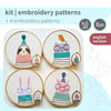 Kit_ cat, bunny, cute sloth and little pig