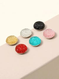 Image 2 of Diamante Magnetic Macaron Hijab Clip