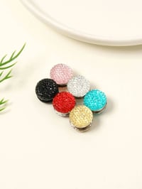 Image 1 of Diamante Magnetic Macaron Hijab Clip
