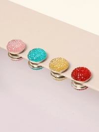 Image 3 of Diamante Magnetic Macaron Hijab Clip