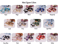 Image 2 of Velvet Full Mini Quran Pearl Tasbeeh Decorated Box Set (5pcs)