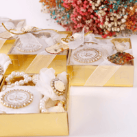 Image 4 of Velvet Full Mini Quran Pearl Tasbeeh Decorated Box Set (5pcs)
