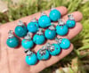 Persian TURQUOISE Pendant - Natural Persian turquoise Cabochon - Natural turquoise Carved - healing 