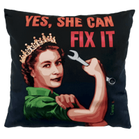Image 1 of CAROLE B. - Coussin Yes She can fix it
