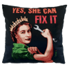 CAROLE B. - Coussin Yes She can fix it