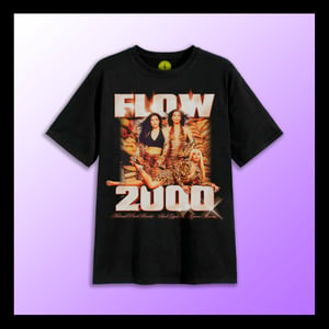Image of camiseta FLOW 2000 ANIMAL PRINT REMIX (BAD GYAL FT. AZÚCAR MORENO) 