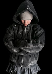 Image 4 of SS25 ‘Cave-r’ Denim Bomber Jacket