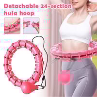 24 Knots Weighted Hoola Smart Fitness Hoop 