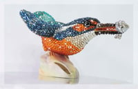 Image 2 of Fully Crystallised Kingfisher Figurine