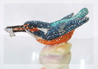 Image 3 of Fully Crystallised Kingfisher Figurine
