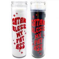Image 4 of Satan Bless My Fat Ass Tall Jar Candle