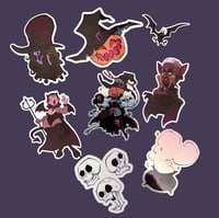 Image 1 of Halloween Spooky Stickies Pack