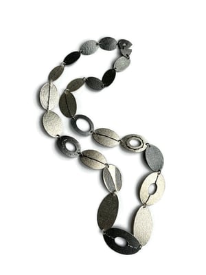 Image of One-of-a-kind Sewn Up multi disc necklace