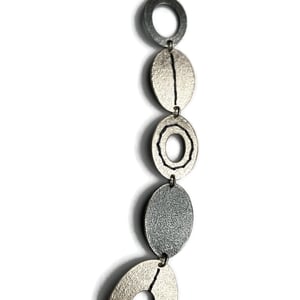 Image of One-of-a-kind Sewn Up multi disc necklace