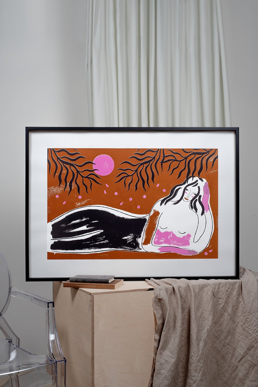 Image of 'Under The Trees' Large Premium Art-print