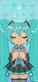 Image 2 of hatsune miku animated phone Lock Screen 