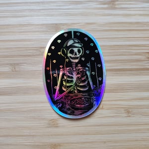 Holographic Sticker Boo Loops