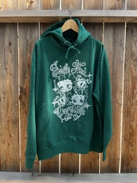 Image 2 of smile now green hoodie