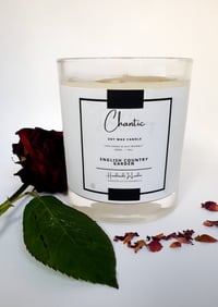 CHANTIC: Handmade - 100% Vegan Eco Soy Wax Candle in Glass Jar with Double Wood Wick - 28cl/ 285ml