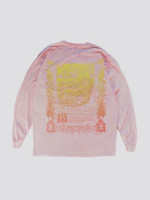 Image of "FLORAL DOME" RAIN DYED SHIRT