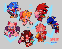 Image 2 of Sonic the Hedgehog charms